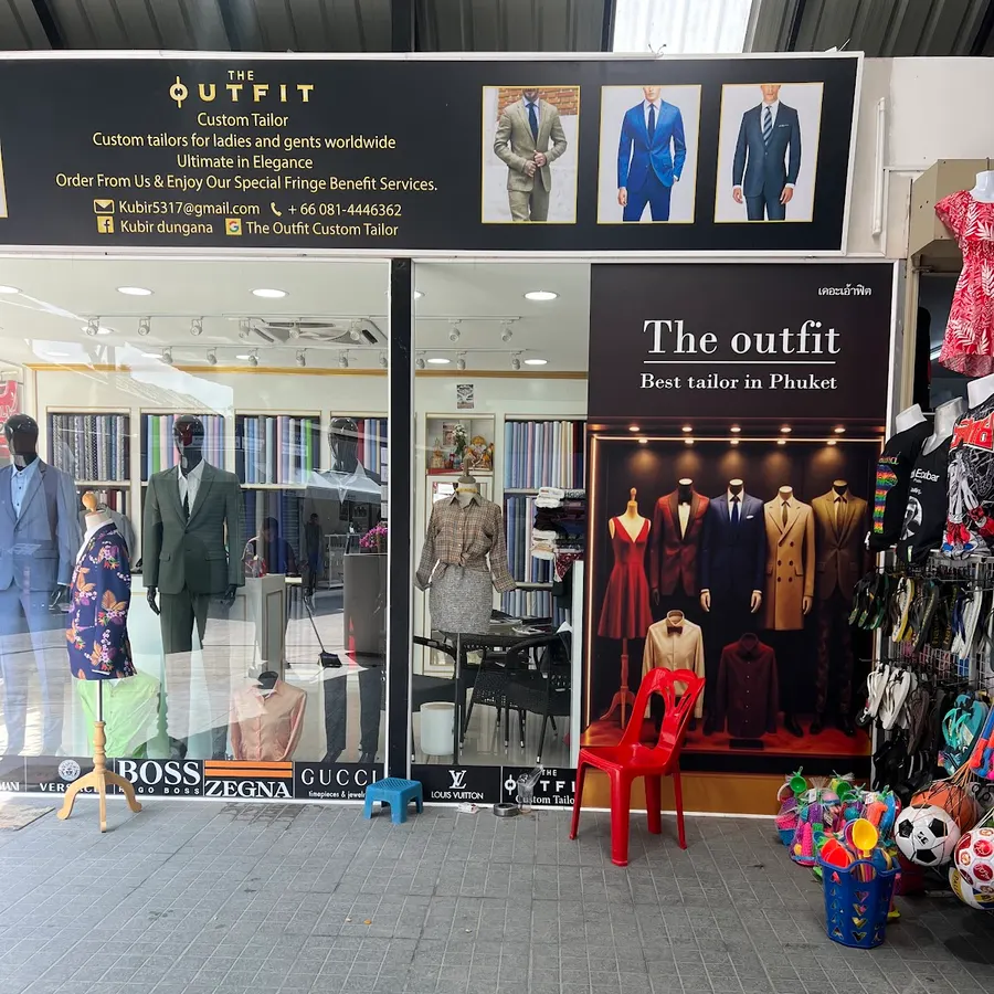 Custom tailoring made for Andy Burge at The Outfit, Bangtao Phuket